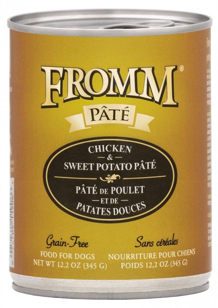 Fromm Grain Free Chicken  Sweet Potato Pate Canned Dog Food