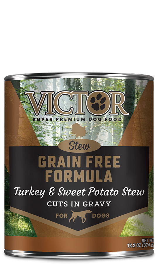 Victor Grain Free Turkey  Sweet Potato Stew Canned Dog Food