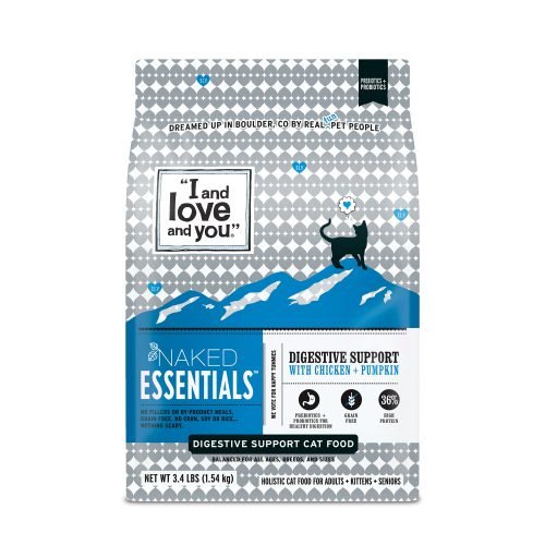 I & Love & You Naked Essentials Digestive Support Chicken  Pumpkin Dry Cat Food