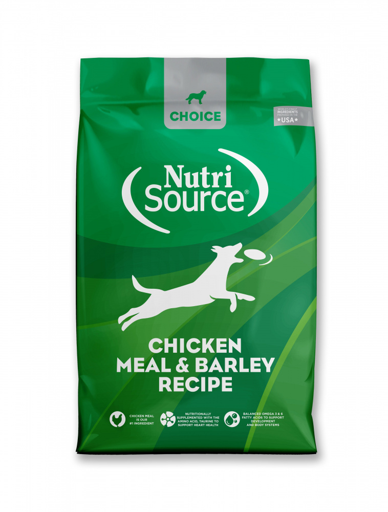 NutriSource Choice Chicken Meal  Barley Recipe Dry Dog Food