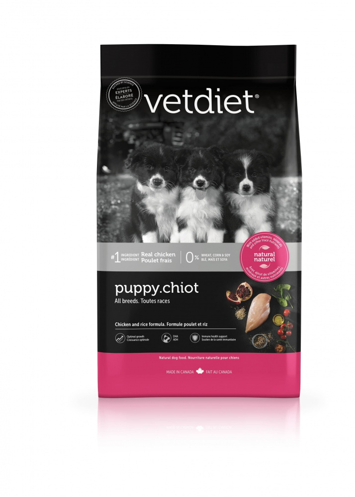 Vetdiet Chicken  Rice Formula Puppy All Breeds Dry Dog Food