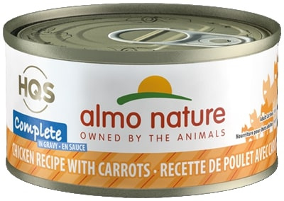 Almo Nature HQS Complete Cat Grain Free Chicken with Carrot Canned Cat Food