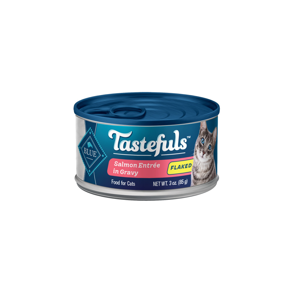 Blue Buffalo Tastefuls Natural Flaked Salmon Entree in Gravy Wet Cat Food