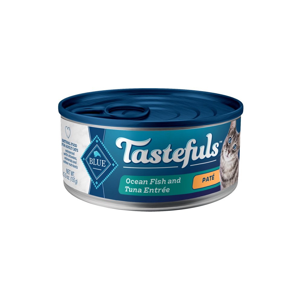 Blue Buffalo Tastefuls Natural Pate Ocean Fish  Tuna Entree Wet Cat Food