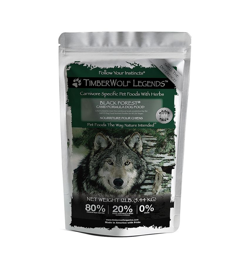 Timberwolf Black Forest Legends Grain Free Venison Formula Dry Dog Food
