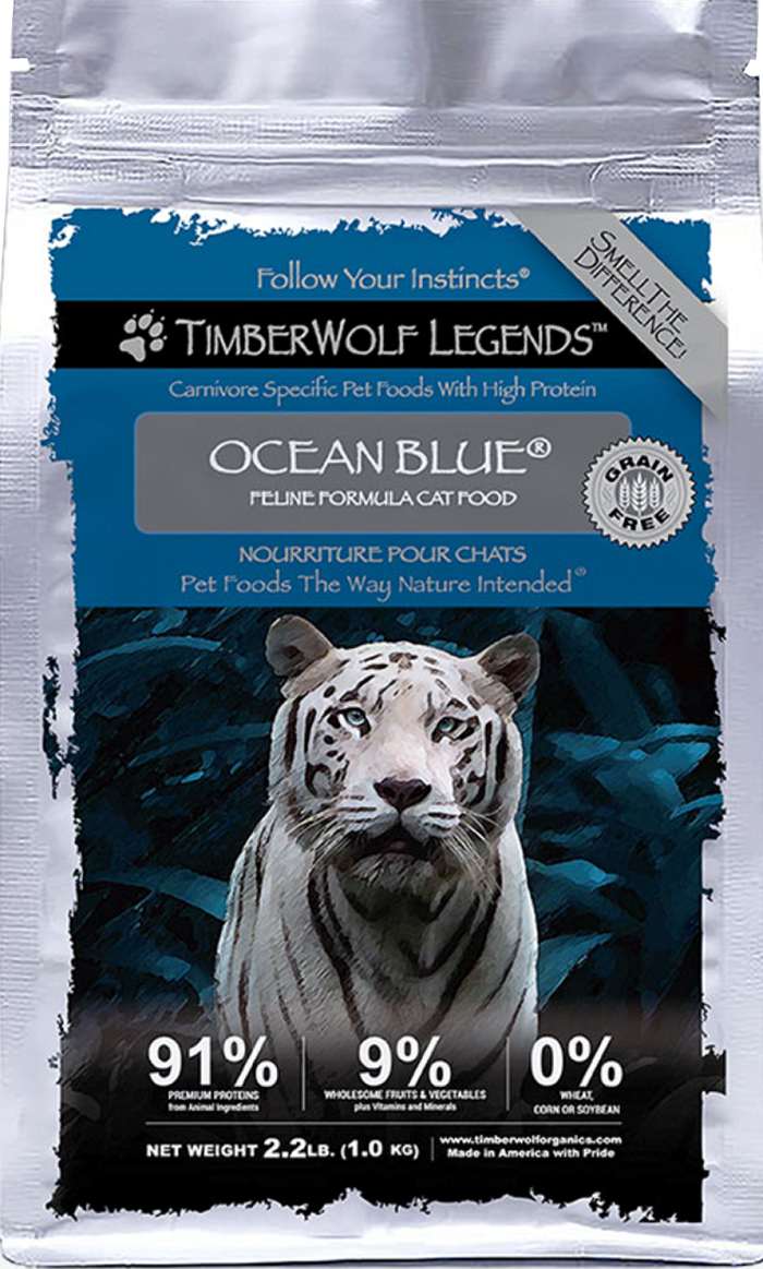 Timberwolf Ocean Blue Legends Grain Free Salmon & Herring Dry Cat Food