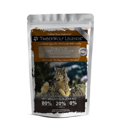 Timberwolf Dakota Legends Grain Free Buffalo Formula Dry Dog Food