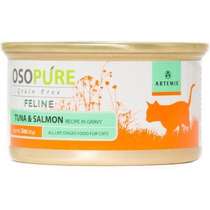 Artemis Osopure Grain-Free Tuna & Salmon Recipe in Gravy Grain-Free Canned Cat Food