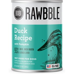 Image of BIXBI RAWBBLE Duck & Pumpkin Recipe Wet Dog Food