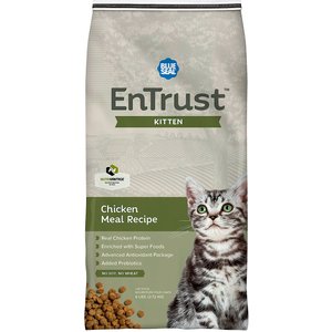 Blue Seal EnTrust Kitten Chicken Meal Recipe Dry Cat Food