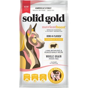 Solid Gold NutrientBoost Hund-N-Flocken Lamb, Brown Rice & Pearled Barley Recipe Adult Dry Dog Food