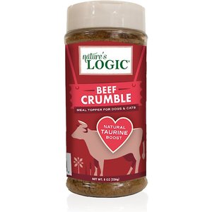 Nature's Logic Beef Crumble Dry Dog & Cat Food Topper Nature's Logic Beef Crumble Dry Dog & Cat Food Topper