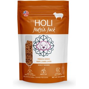 HOLI Lamb Liver Protein Pack Grain-Free Freeze-Dried Dog Food Topper