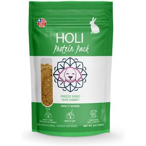 HOLI Rabbit Protein Pack Grain-Free Freeze-Dried Dog Food Topper