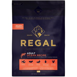 Regal Pet Foods Ocean Recipe Salmon & Whitefish Meals Whole Grains Adult Dry Dog Food