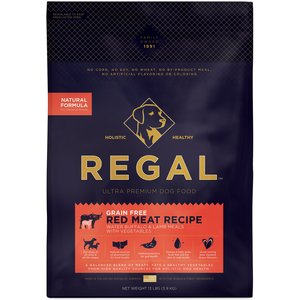 Regal Pet Foods Red Meat Recipe Grain-Free Buffalo & Lamb Meals Dry Dog Food