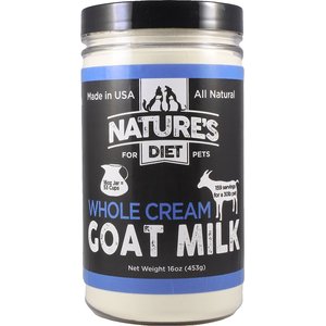 Nature's Diet Whole Cream Goat Milk Wet Dog & Cat Food Topping