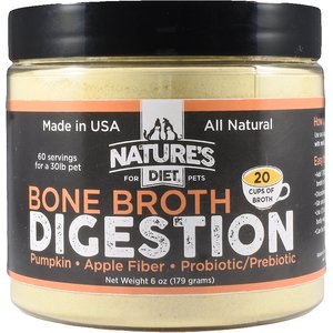 Nature's Diet Digestion Bone Broth Dry Dog & Cat Food Topping