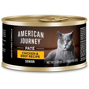 Image of American Journey Senior Pate Chicken & Beef Recipe Canned Cat Food