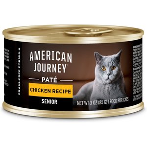 Image of American Journey Senior Pate Chicken Recipe Canned Cat Food