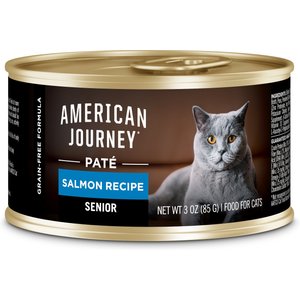 American Journey Senior Pate Salmon Recipe Canned Cat Food