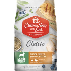 Chicken Soup for the Soul Large Breed Chicken, Turkey & Brown Rice Recipe Dry Dog Food