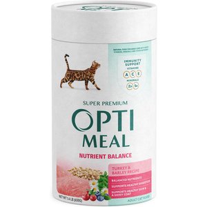 Optimeal  Nutrient Balance Turkey & Barley Recipe Adult Dry Cat Food