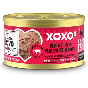 Image of I and Love and You XOXO Beef & Chicken Pate Grain-Free Canned Cat Food