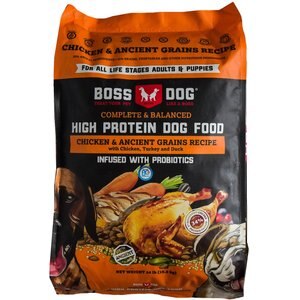 Boss Dog Complete & Balanced High Protein Chicken & Ancient Grain Recipe Dry Dog Food