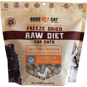 Boss Cat Complete & Balanced Raw Diet Chicken Recipe Freeze-Dried Cat Food