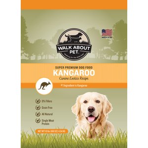 Walk About Pet Kangaroo Canine Exotics Recipe Super Premium Dry Dog Food