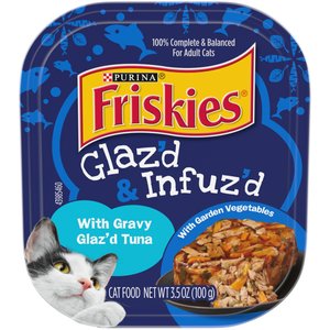 Purina Friskies Gravy Wet Cat Food, Glaz’d & Infuz’d With Gravy Glaz’d Tuna