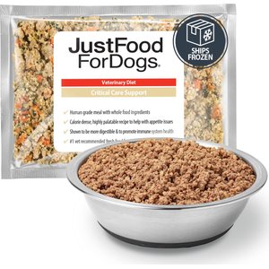 JustFoodForDogs Veterinary Diet Critical Care Support Fresh Frozen Dog Food