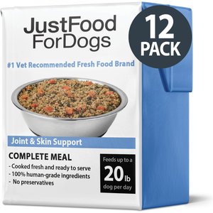 JustFoodForDogs PantryFresh Joint & Skin Support Recipe Fresh Dog Food