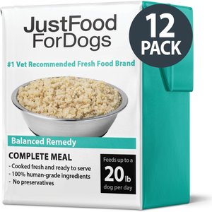 JustFoodForDogs PantryFresh Balanced Remedy Recipe Fresh Dog Food