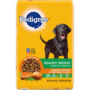Pedigree Healthy Weight Roasted Chicken & Vegetable Flavor Adult Dry Dog Food