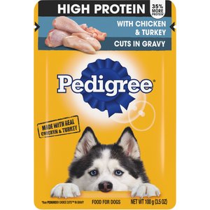 Pedigree High Protein Chicken & Turkey Cuts in Gravy Dog Wet Food
