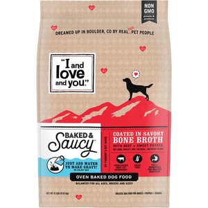 Image of I and Love and You Baked and Saucy Beef and Sweet Potatoes Dry Dog Food