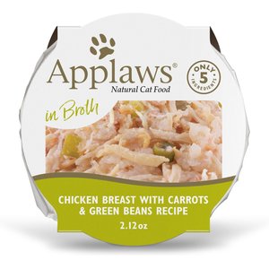 Image of Applaws Chicken with Carrots & Green Beans in Broth Wet Cat Food