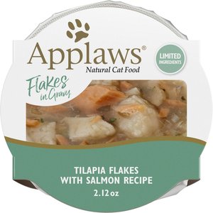 Image of Applaws Grilled Tilapia Flakes with Sockeye Salmon in Gravy Wet Cat Food