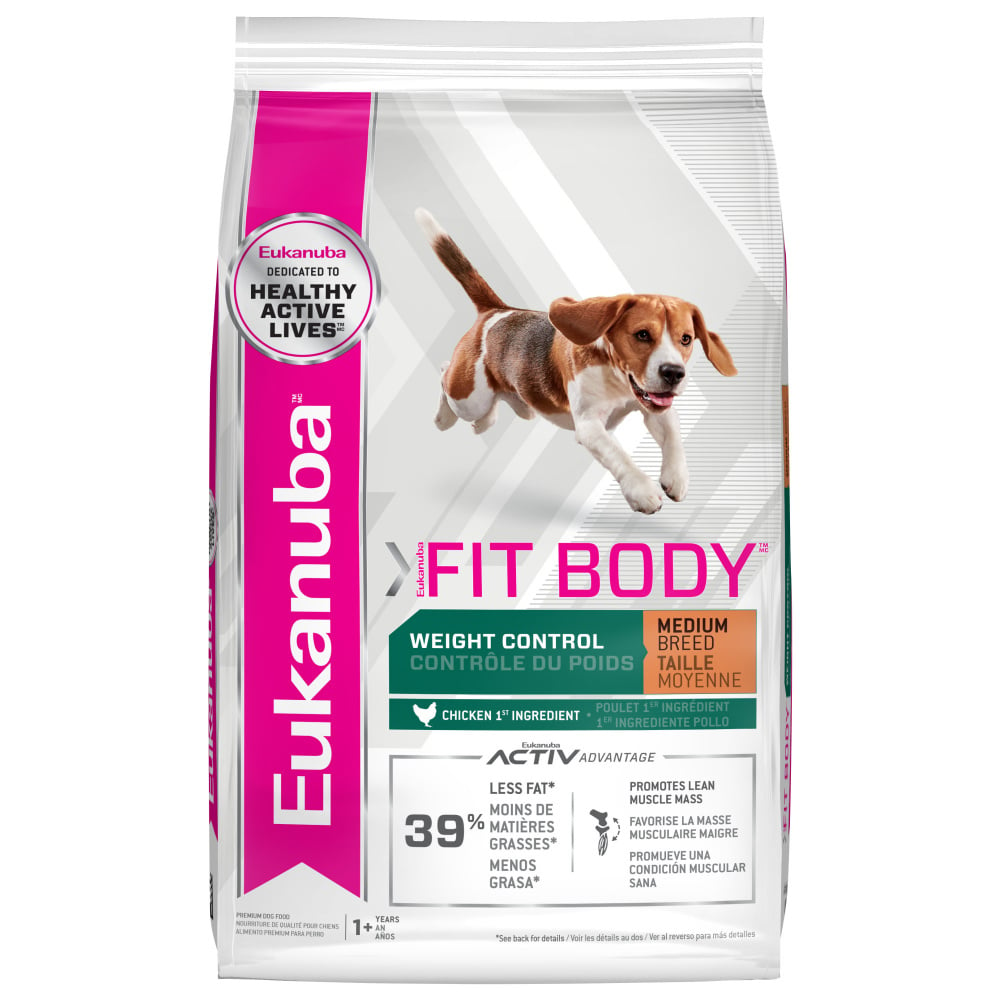 Eukanuba Fit Body Weight Control Medium Breed Dry Dog Food Review 2023 ...