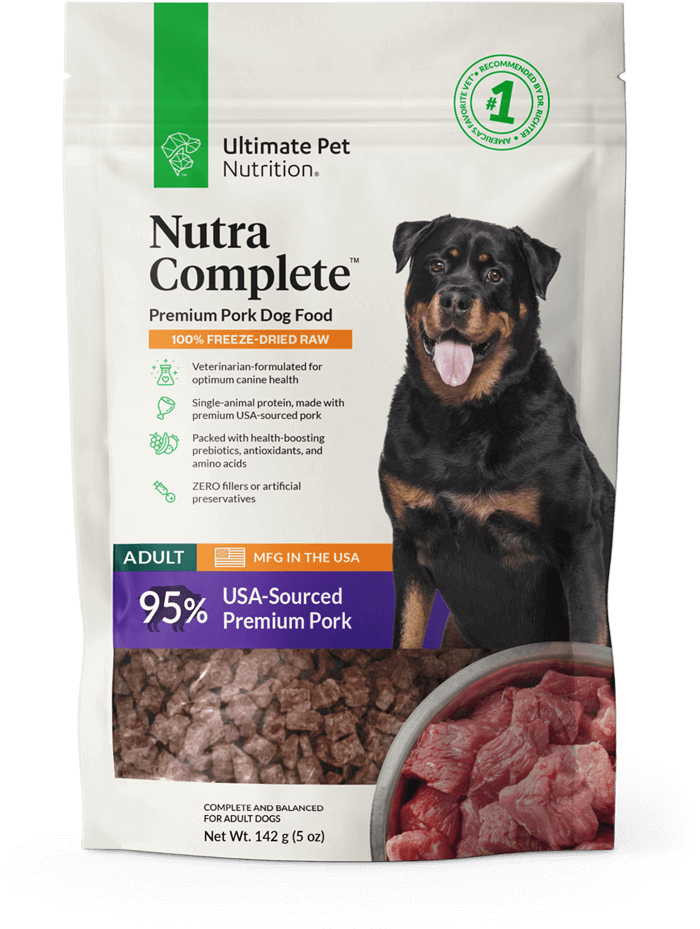 Ultimate Pet Nutrition Nutra Complete Pork Freeze Dog Dry Food