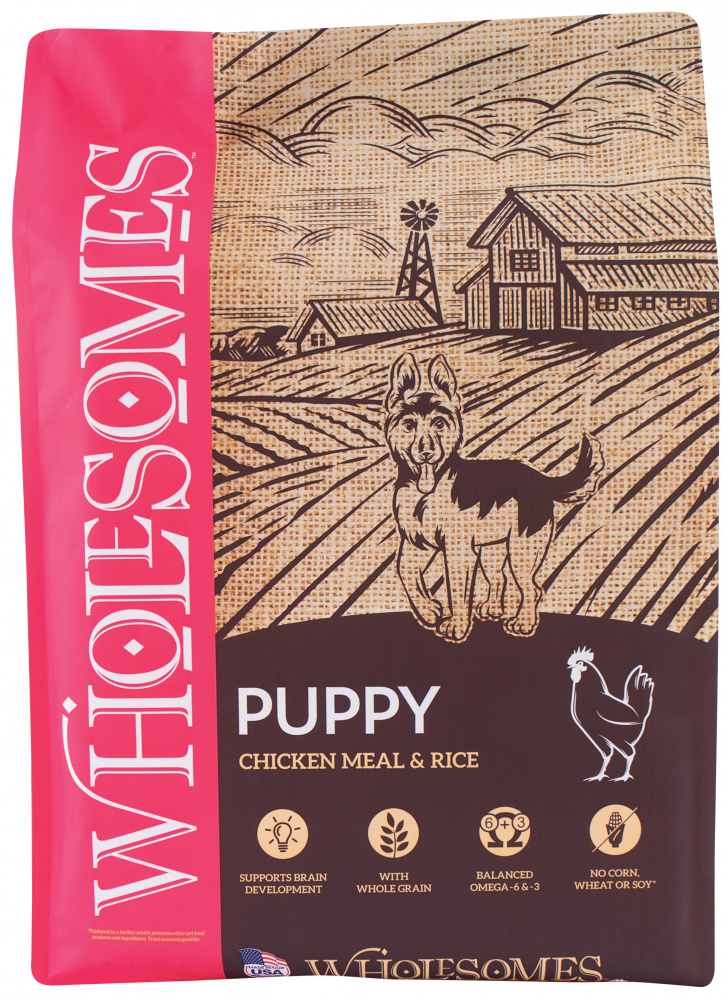 Wholesomes Puppy Chicken & Rice Dry Dog Food