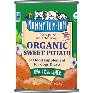 Nummy Tum-Tum Pure Organic Sweet Potato Canned Dog & Cat Food Supplement