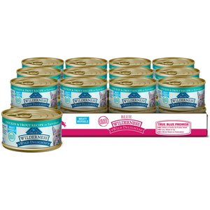 Blue Buffalo Wilderness Wild Delights Chicken & Trout in Tasty Gravy Grain-Free Canned Cat Food