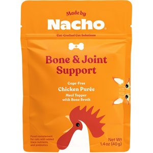 Made by Nacho Bone & Joint Support Cage-Free Chicken Puree with Bone Broth Wet Cat Food Topper