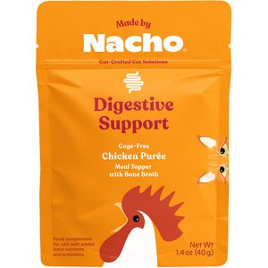 Image of Made by Nacho Digestive Support Cage-Free Chicken Puree with Bone Broth Wet Cat Food Topper