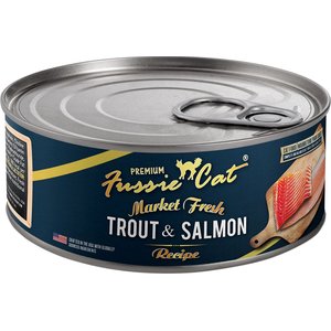 Image of Fussie Cat Market Fresh Trout & Salmon Wet Cat Food