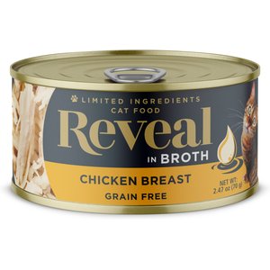 Reveal Natural Grain-Free Chicken Breast in Broth Flavored Wet Cat Food