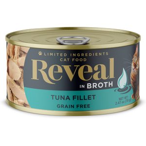 Reveal Natural Grain-Free Tuna Fillet in Broth Flavored Wet Cat Food
